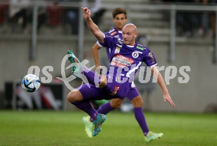 Fussball Bundesliga. SK Austria Klagenfurt gegen WAC. Nicolas Wimmer  (Klagenfurt).  Klagenfurt, am 9.8.2023.
Foto: Kuess
---
pressefotos, pressefotografie, kuess, qs, qspictures, sport, bild, bilder, bilddatenbank