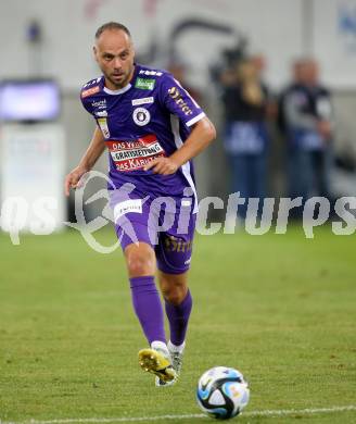 Fussball Bundesliga. SK Austria Klagenfurt gegen WAC.  Rico Benatelli (Klagenfurt).  Klagenfurt, am 9.8.2023.
Foto: Kuess
---
pressefotos, pressefotografie, kuess, qs, qspictures, sport, bild, bilder, bilddatenbank