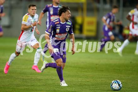 Fussball Bundesliga. SK Austria Klagenfurt gegen WAC. Simon Straudi,   (Klagenfurt).  Klagenfurt, am 9.8.2023.
Foto: Kuess
---
pressefotos, pressefotografie, kuess, qs, qspictures, sport, bild, bilder, bilddatenbank