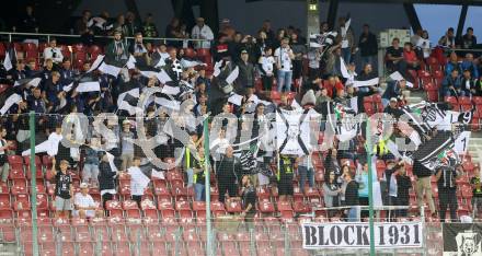 Fussball Bundesliga. SK Austria Klagenfurt gegen WAC.  Fans  (WAC).  Klagenfurt, am 9.8.2023.
Foto: Kuess
---
pressefotos, pressefotografie, kuess, qs, qspictures, sport, bild, bilder, bilddatenbank