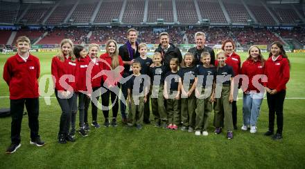 Fussball Bundesliga. SK Austria Klagenfurt gegen WAC. Philipp Liesnig, Arno Arthofer.  Klagenfurt, am 9.8.2023.
Foto: Kuess
---
pressefotos, pressefotografie, kuess, qs, qspictures, sport, bild, bilder, bilddatenbank