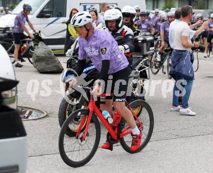 Radsport. Tour de Franz.  Franz Klammer. St. Veit, am 9.8.2023.
Foto: Kuess



---
pressefotos, pressefotografie, kuess, qs, qspictures, sport, bild, bilder, bilddatenbank