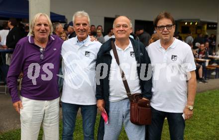 Fussball Bundesliga. SK Austria Klagenfurt gegen WAC. Helmut Koenig, Egon Katnik, Kurt Widmann. Klagenfurt, am 9.8.2023.
Foto: Kuess
---
pressefotos, pressefotografie, kuess, qs, qspictures, sport, bild, bilder, bilddatenbank