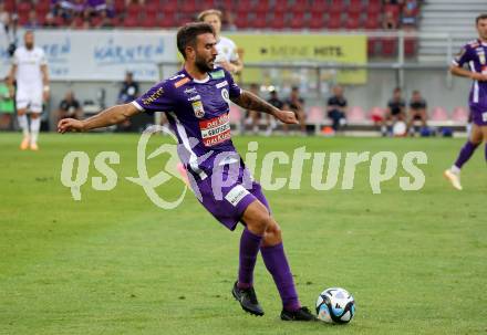 Fussball Bundesliga. SK Austria Klagenfurt gegen Cashpoint SCR Altach. Kosmas Gkezos   (Klagenfurt).   Klagenfurt, am 19.8.2023.
Foto: Kuess
---
pressefotos, pressefotografie, kuess, qs, qspictures, sport, bild, bilder, bilddatenbank