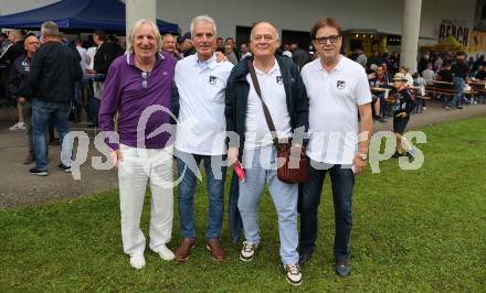 Fussball Bundesliga. SK Austria Klagenfurt gegen WAC. Helmut Koenig, Egon Katnik, Kurt Widmann. Klagenfurt, am 9.8.2023.
Foto: Kuess
---
pressefotos, pressefotografie, kuess, qs, qspictures, sport, bild, bilder, bilddatenbank