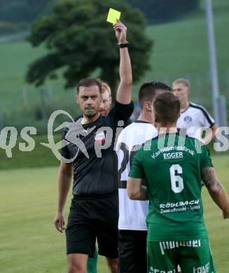 Fussball Kaerntner Liga. Lendorf gegen Spittal.  Schiedsrichter Edin Omerhodzic. Lendorf am 25.8.2023.
Foto: Kuess
---
pressefotos, pressefotografie, kuess, qs, qspictures, sport, bild, bilder, bilddatenbank