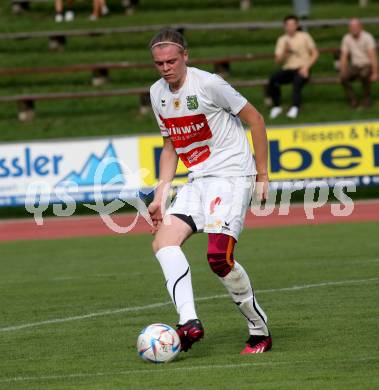 Fussball Unterliga West. Lienz gegen Woelfnitz  Andre Mathias Tabernig  (Lienz). Lienz am 26.8.2023.
Foto: Kuess
---
pressefotos, pressefotografie, kuess, qs, qspictures, sport, bild, bilder, bilddatenbank