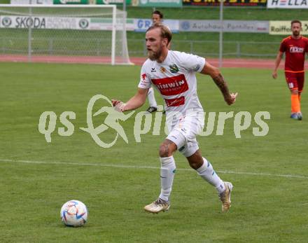 Fussball Unterliga West. Lienz gegen Woelfnitz   Nebojsa Markovic (Lienz). Lienz am 26.8.2023.
Foto: Kuess
---
pressefotos, pressefotografie, kuess, qs, qspictures, sport, bild, bilder, bilddatenbank