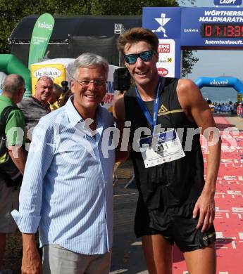 Kaernten laeuft.  Landeshauptmann Peter Kaiser, Christoph Lorber (AUT). .  KLagenfurt, am 27.8.2023.
Foto: Kuess
---
pressefotos, pressefotografie, kuess, qs, qspictures, sport, bild, bilder, bilddatenbank