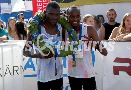 Kaernten laeuft.  Geofrey Kiboi (KEN), Calistus Kitoo (KEN). .  KLagenfurt, am 27.8.2023.
Foto: Kuess
---
pressefotos, pressefotografie, kuess, qs, qspictures, sport, bild, bilder, bilddatenbank