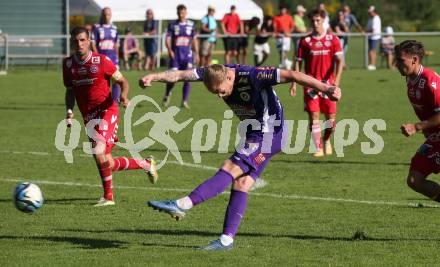 Fussball.  Testspiel. Austria Klagenfurt gegen GAK.  Jonas Arweiler (Klagenfurt). Viktring, 8.9.2023.
Foto: Kuess
---
pressefotos, pressefotografie, kuess, qs, qspictures, sport, bild, bilder, bilddatenbank