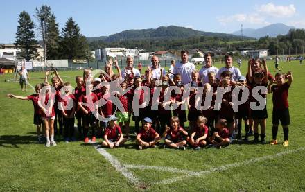 Fussball.  Testspiel. Austria Klagenfurt gegen GAK. Christopher CVetko, Rico Benatelli, Djoric, Schumacher, Sinan Karweina. Viktring, 8.9.2023.
Foto: Kuess
---
pressefotos, pressefotografie, kuess, qs, qspictures, sport, bild, bilder, bilddatenbank