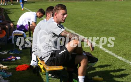 Fussball.  Testspiel. Austria Klagenfurt gegen GAK.  Co-Trainer Martin Lassnig (Klagenfurt). Viktring, 8.9.2023.
Foto: Kuess
---
pressefotos, pressefotografie, kuess, qs, qspictures, sport, bild, bilder, bilddatenbank