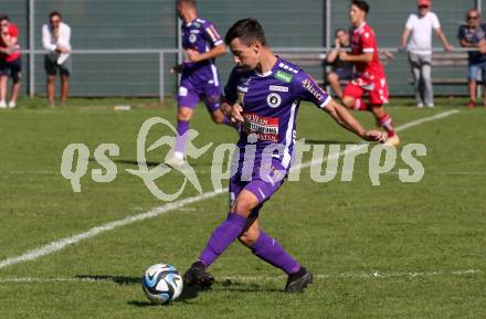 Fussball.  Testspiel. Austria Klagenfurt gegen GAK.  Till Schumacher (Klagenfurt). Viktring, 8.9.2023.
Foto: Kuess
---
pressefotos, pressefotografie, kuess, qs, qspictures, sport, bild, bilder, bilddatenbank