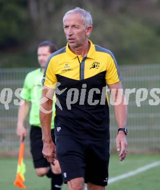 Fussball Kaerntner Liga. Kraig gegen Spittal.   Trainer Harald Proprentner (Kraig). Kraig, am 9.9.2023.
Foto: Kuess
---
pressefotos, pressefotografie, kuess, qs, qspictures, sport, bild, bilder, bilddatenbank