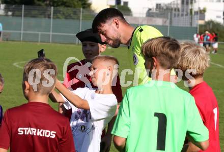 Fussball.  Testspiel. Austria Klagenfurt gegen GAK.  Phillip Menzel (Klagenfurt). Viktring, 8.9.2023.
Foto: Kuess
---
pressefotos, pressefotografie, kuess, qs, qspictures, sport, bild, bilder, bilddatenbank