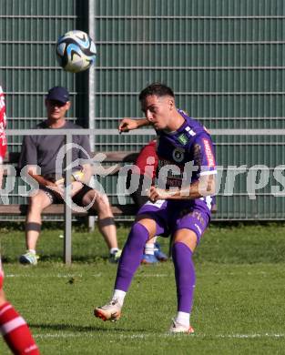 Fussball.  Testspiel. Austria Klagenfurt gegen GAK.   Sinan Karweina (Klagenfurt). Viktring, 8.9.2023.
Foto: Kuess
---
pressefotos, pressefotografie, kuess, qs, qspictures, sport, bild, bilder, bilddatenbank