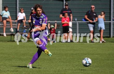 Fussball.  Testspiel. Austria Klagenfurt gegen GAK.  Thorsten Mahrer (Klagenfurt). Viktring, 8.9.2023.
Foto: Kuess
---
pressefotos, pressefotografie, kuess, qs, qspictures, sport, bild, bilder, bilddatenbank