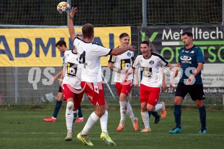 Fussball Kaerntner Liga. Kraig gegen Spittal.  Torjubel Thomas Walker  (Spittal). Kraig, am 9.9.2023.
Foto: Kuess
---
pressefotos, pressefotografie, kuess, qs, qspictures, sport, bild, bilder, bilddatenbank