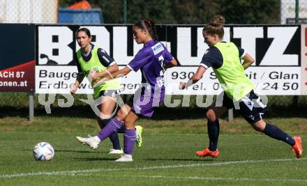 Fussball Frauen. OEFB Cup. SK Austria Klagenfurt gegen GAK.  Valentina Charlotte Eberhart  (Austria Klagenfurt). Glanegg, am 10.9.2023.
Foto: Kuess
---
pressefotos, pressefotografie, kuess, qs, qspictures, sport, bild, bilder, bilddatenbank