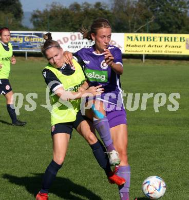 Fussball Frauen. OEFB Cup. SK Austria Klagenfurt gegen GAK.   Gina Emilia Tassotti (Austria Klagenfurt). Glanegg, am 10.9.2023.
Foto: Kuess
---
pressefotos, pressefotografie, kuess, qs, qspictures, sport, bild, bilder, bilddatenbank