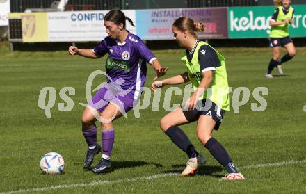 Fussball Frauen. OEFB Cup. SK Austria Klagenfurt gegen GAK.  Celine Arthofer  (Austria Klagenfurt). Glanegg, am 10.9.2023.
Foto: Kuess
---
pressefotos, pressefotografie, kuess, qs, qspictures, sport, bild, bilder, bilddatenbank