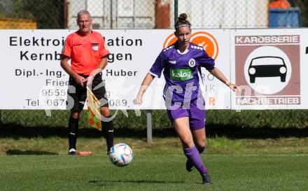 Fussball Frauen. OEFB Cup. SK Austria Klagenfurt gegen GAK.   Lena Yvonne Kubisko (Austria Klagenfurt). Glanegg, am 10.9.2023.
Foto: Kuess
---
pressefotos, pressefotografie, kuess, qs, qspictures, sport, bild, bilder, bilddatenbank