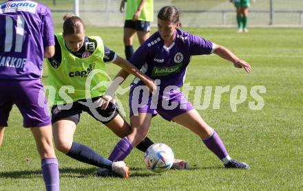 Fussball Frauen. OEFB Cup. SK Austria Klagenfurt gegen GAK.  Celine Arthofer  (Austria Klagenfurt). Glanegg, am 10.9.2023.
Foto: Kuess
---
pressefotos, pressefotografie, kuess, qs, qspictures, sport, bild, bilder, bilddatenbank