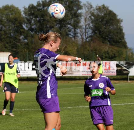 Fussball Frauen. OEFB Cup. SK Austria Klagenfurt gegen GAK.   Gina Emilia Tassotti (Austria Klagenfurt). Glanegg, am 10.9.2023.
Foto: Kuess
---
pressefotos, pressefotografie, kuess, qs, qspictures, sport, bild, bilder, bilddatenbank