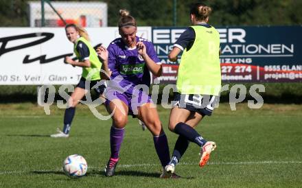 Fussball Frauen. OEFB Cup. SK Austria Klagenfurt gegen GAK.  Anna Daniela Herkner  (Austria Klagenfurt). Glanegg, am 10.9.2023.
Foto: Kuess
---
pressefotos, pressefotografie, kuess, qs, qspictures, sport, bild, bilder, bilddatenbank