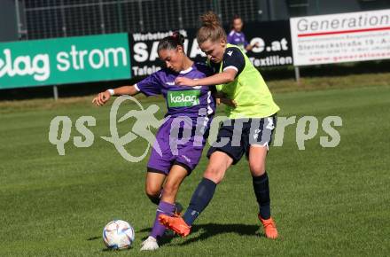 Fussball Frauen. OEFB Cup. SK Austria Klagenfurt gegen GAK.   Valentina Charlotte Eberhart (Austria Klagenfurt). Glanegg, am 10.9.2023.
Foto: Kuess
---
pressefotos, pressefotografie, kuess, qs, qspictures, sport, bild, bilder, bilddatenbank