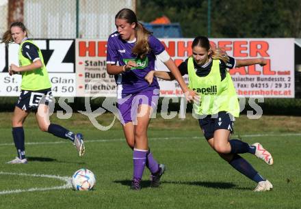 Fussball Frauen. OEFB Cup. SK Austria Klagenfurt gegen GAK.  Alina-Marie Vaschauner  (Austria Klagenfurt). Glanegg, am 10.9.2023.
Foto: Kuess
---
pressefotos, pressefotografie, kuess, qs, qspictures, sport, bild, bilder, bilddatenbank