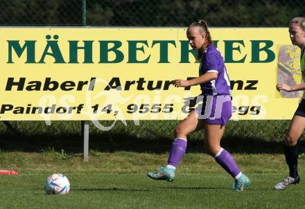 Fussball Frauen. OEFB Cup. SK Austria Klagenfurt gegen GAK.  Johanna Fritz  (Austria Klagenfurt). Glanegg, am 10.9.2023.
Foto: Kuess
---
pressefotos, pressefotografie, kuess, qs, qspictures, sport, bild, bilder, bilddatenbank