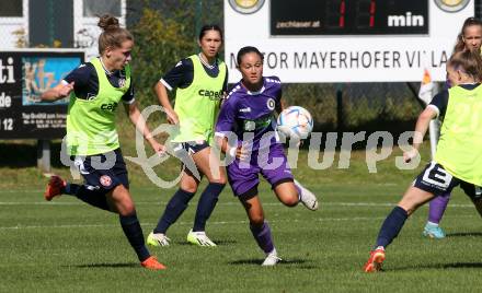 Fussball Frauen. OEFB Cup. SK Austria Klagenfurt gegen GAK.  Valentina Charlotte Eberhart  (Austria Klagenfurt). Glanegg, am 10.9.2023.
Foto: Kuess
---
pressefotos, pressefotografie, kuess, qs, qspictures, sport, bild, bilder, bilddatenbank