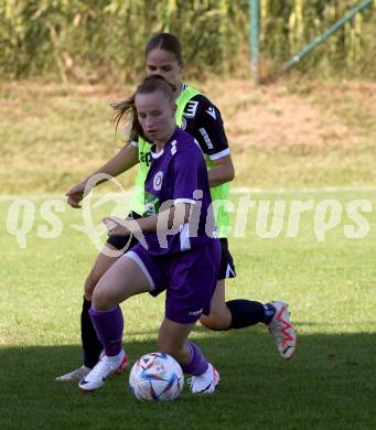 Fussball Frauen. OEFB Cup. SK Austria Klagenfurt gegen GAK.  Angelina Doris Prucknig  (Austria Klagenfurt). Glanegg, am 10.9.2023.
Foto: Kuess
---
pressefotos, pressefotografie, kuess, qs, qspictures, sport, bild, bilder, bilddatenbank