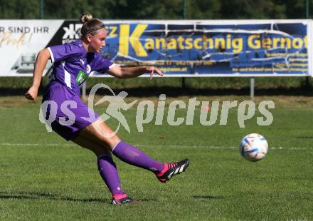 Fussball Frauen. OEFB Cup. SK Austria Klagenfurt gegen GAK.  Anna Daniela Herkner  (Austria Klagenfurt). Glanegg, am 10.9.2023.
Foto: Kuess
---
pressefotos, pressefotografie, kuess, qs, qspictures, sport, bild, bilder, bilddatenbank