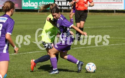 Fussball Frauen. OEFB Cup. SK Austria Klagenfurt gegen GAK.   Celine Arthofer (Austria Klagenfurt). Glanegg, am 10.9.2023.
Foto: Kuess
---
pressefotos, pressefotografie, kuess, qs, qspictures, sport, bild, bilder, bilddatenbank