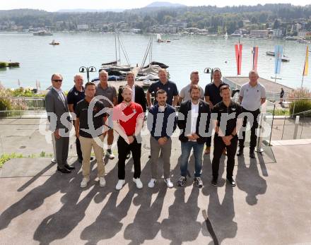 Eishockey. ICE Hockey League. Saisonstart. Pressekonferenz. Trainer. Velden, am 12.9.2023.
Foto: Kuess
---
pressefotos, pressefotografie, kuess, qs, qspictures, sport, bild, bilder, bilddatenbank