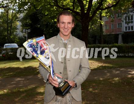 Eishockey. ICE Hockey League. Wahl zum Kaerntner Eishockey Superstar.  Philipp Lindner, (VSV). Velden, am 12.9.2023.
Foto: Kuess
---
pressefotos, pressefotografie, kuess, qs, qspictures, sport, bild, bilder, bilddatenbank