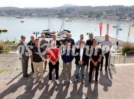 Eishockey. ICE Hockey League. Saisonstart. Pressekonferenz. Trainer. Velden, am 12.9.2023.
Foto: Kuess
---
pressefotos, pressefotografie, kuess, qs, qspictures, sport, bild, bilder, bilddatenbank