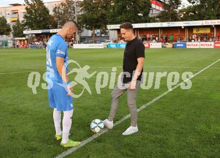 Fussball Kaerntner Liga. SAK gegen Donau.   Zoran Vukovic   (SAK).  Klagenfurt, am 15.9.2023.
Foto: Kuess
---
pressefotos, pressefotografie, kuess, qs, qspictures, sport, bild, bilder, bilddatenbank