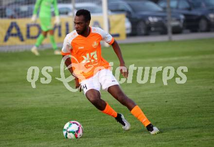 Fussball Kaerntner Liga. SAK gegen Donau. Boyo Jarjue (Donau). Klagenfurt, am 15.9.2023.
Foto: Kuess
---
pressefotos, pressefotografie, kuess, qs, qspictures, sport, bild, bilder, bilddatenbank