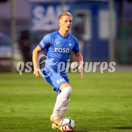 Fussball Kaerntner Liga. SAK gegen Donau.   Toni Dullnig  (SAK).  Klagenfurt, am 15.9.2023.
Foto: Kuess
---
pressefotos, pressefotografie, kuess, qs, qspictures, sport, bild, bilder, bilddatenbank