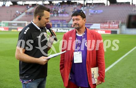 Fussball Bundesliga. SK Austria Klagenfurt gegen LASK.   Patrick Jochum, Egyd Gstaettner (Klagenfurt).  Klagenfurt, am 16.9.2023.
Foto: Kuess
---
pressefotos, pressefotografie, kuess, qs, qspictures, sport, bild, bilder, bilddatenbank