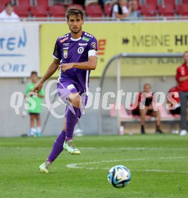 Fussball Bundesliga. SK Austria Klagenfurt gegen LASK.  Thorsten Mahrer  (Klagenfurt).  Klagenfurt, am 16.9.2023.
Foto: Kuess
---
pressefotos, pressefotografie, kuess, qs, qspictures, sport, bild, bilder, bilddatenbank