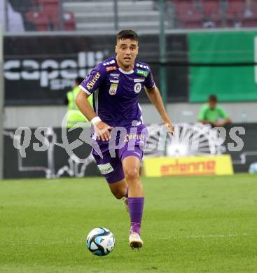 Fussball Bundesliga. SK Austria Klagenfurt gegen LASK.  Nikola Djoric  (Klagenfurt).  Klagenfurt, am 16.9.2023.
Foto: Kuess
---
pressefotos, pressefotografie, kuess, qs, qspictures, sport, bild, bilder, bilddatenbank