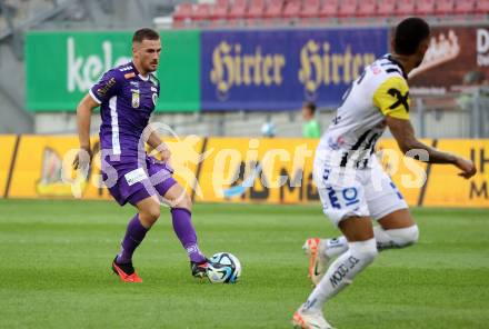 Fussball Bundesliga. SK Austria Klagenfurt gegen LASK.   Turgay Gemicibasi (Klagenfurt).  Klagenfurt, am 16.9.2023.
Foto: Kuess
---
pressefotos, pressefotografie, kuess, qs, qspictures, sport, bild, bilder, bilddatenbank