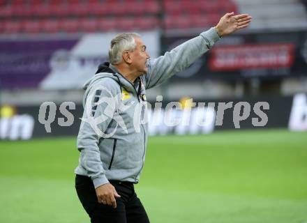 Fussball Bundesliga. SK Austria Klagenfurt gegen SC Austria Lustenau.   Trainer Peter Pacult (Klagenfurt).  Klagenfurt, am 23.9.2023.
Foto: Kuess
---
pressefotos, pressefotografie, kuess, qs, qspictures, sport, bild, bilder, bilddatenbank