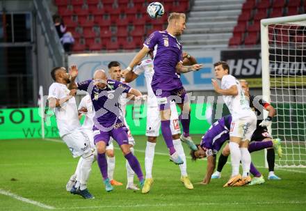 Fussball Bundesliga. SK Austria Klagenfurt gegen SC Austria Lustenau.   Florian Jaritz, Nicolas Wimmer  (Klagenfurt).  Klagenfurt, am 23.9.2023.
Foto: Kuess
---
pressefotos, pressefotografie, kuess, qs, qspictures, sport, bild, bilder, bilddatenbank