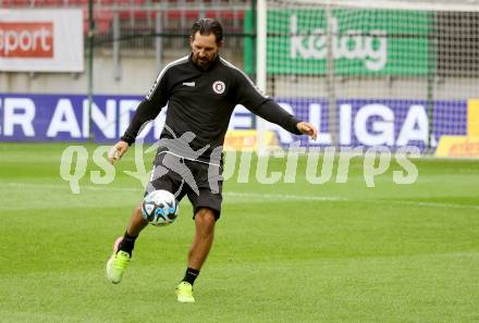 Fussball Bundesliga. SK Austria Klagenfurt gegen SC Austria Lustenau.   Sandro Zakany (Klagenfurt).  Klagenfurt, am 23.9.2023.
Foto: Kuess
---
pressefotos, pressefotografie, kuess, qs, qspictures, sport, bild, bilder, bilddatenbank